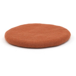 Chakati, le coussin galette en feutre de laine sans couture MUSKHANE