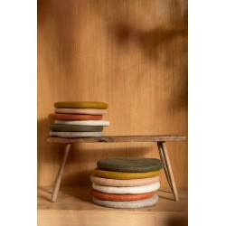 Mini Coussin CHAKATI – Coussin en laine feutrée | MUSKHANE