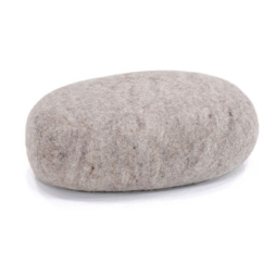 Shakati, le coussin galette en feutre de laine sans couture