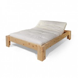 Lit NUVEO SHINDAÏ manufacturé en bois massif par DORMIENTE