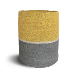 Panière en jacinthe d'eau ROSSO