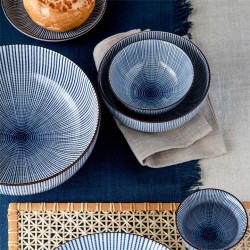 Grans bol japonais  TOKUSA service Blueline