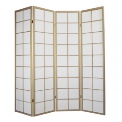 copy of Paravent 4 panneaux asymétrique naturel