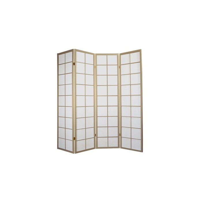 copy of Paravent 4 panneaux asymétrique naturel