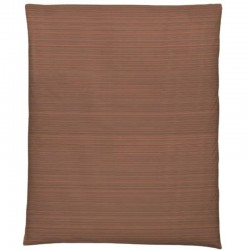 Envers de la housse de couette WILLOW, fines rayures terracotta