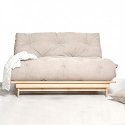 TAMIKO canapé-lit avec futon, hêtre massif | MAKOURA