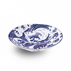 Bol évasé japonais KAZAN en porcelaine émaillée.