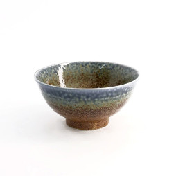 Bol tayo évasé japonais HINOKO en porcelaine émaillée.