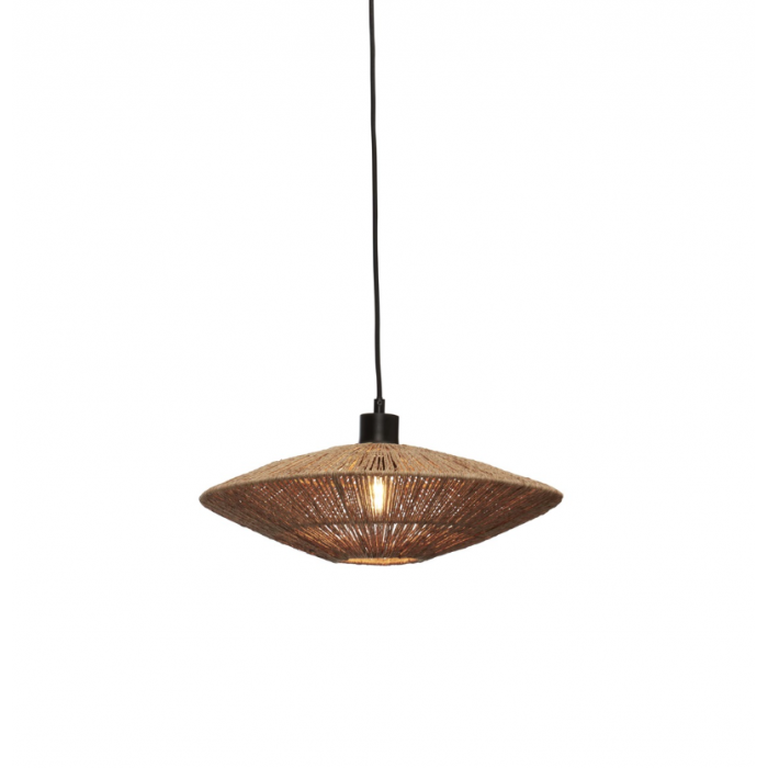 Lampe suspension IGUAZU en fibre de jute