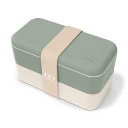 Boite bento MONBENTO coloris vert Natural