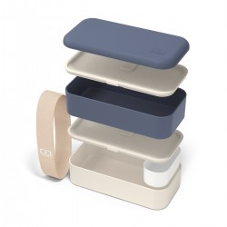 Boite bento MONBENTO coloris bleu Natural
