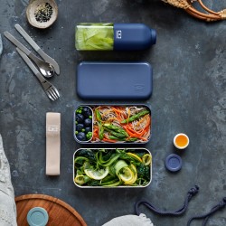 Boite bento MONBENTO coloris bleu Natural