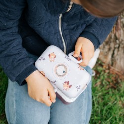 Boîte à bento enfant TRÉSOR OWLY Mauve de Monbento