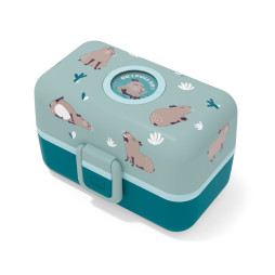 Boîte à bento enfant TRÉSOR CAPY bleu de Monbento