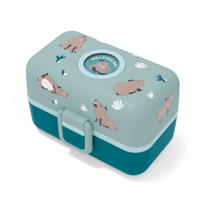 Boîte à bento enfant TRÉSOR CAPY bleu de Monbento