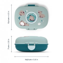 Les boîtes compactes GRAM offrent un espace suffisant pour un petit repas