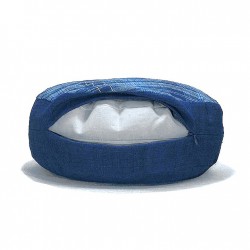 Zafu indigo naturel Dhammarts – tissé main, plusieurs modèles