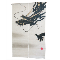 Rideau japonais en chanvre (pin noir)