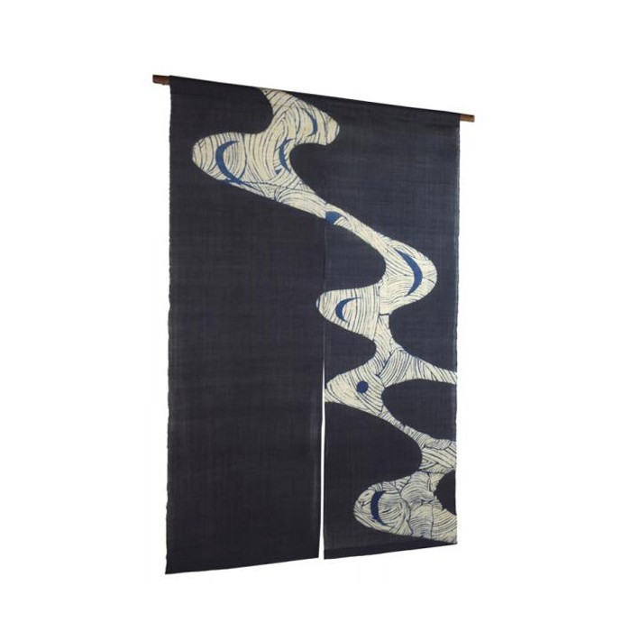 Rideau japonais en chanvre Ginko