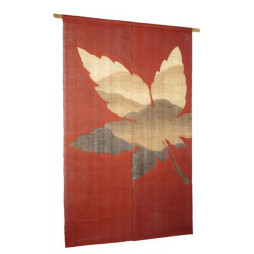 Rideau japonais en chanvre Héron