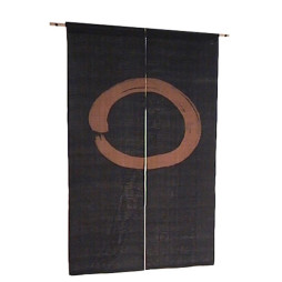 Rideau japonais en chanvre Héron