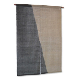 Rideau japonais en chanvre Héron