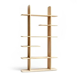 Bibliothèque TÉHÈME DOUBLE en bois massif DRUGEOT MANUFACTURE Made in France