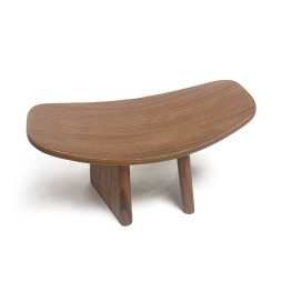 Banc de méditation authentique en bois de teck recyclé fabriqué de façon artisanale