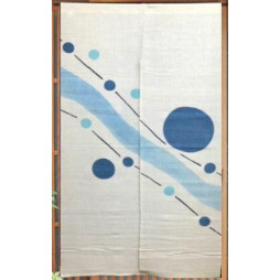 Noren japonais Indigo