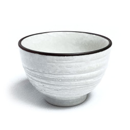 Bol à thé japonais ZŌGE en porcelaine ivoire