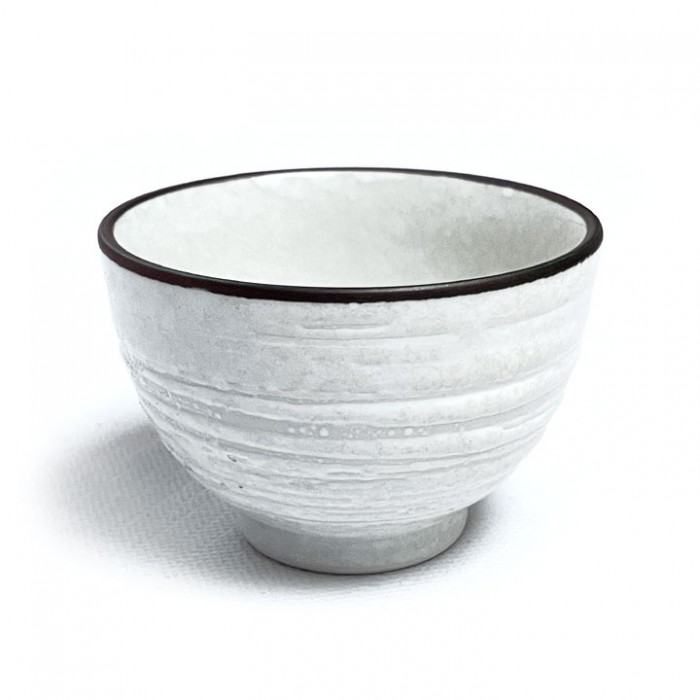 Bol à thé japonais ZŌGE en porcelaine ivoire