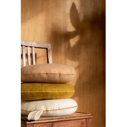 Shakati, le coussin galette en feutre de laine sans couture