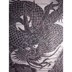 copy of Nakamura Kasho III as the kyogen actor Sakon in 'Meoto Dojoji'