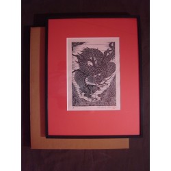 copy of Nakamura Kasho III as the kyogen actor Sakon in 'Meoto Dojoji'