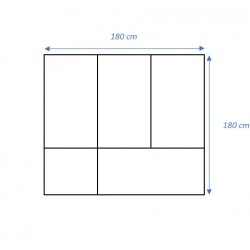 Composition tatami japonais 180x180 à 300x300 cm – futon & espace zen | Futon Shop