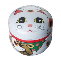 Boîte à thé maneki neko