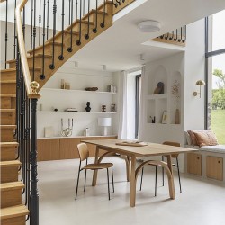 ARONDE table de salon en chêne massif made in France DRUGEOT