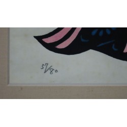 Femme se lavant les cheveux (1978) | Yoshitoshi Mori
