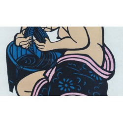 Femme se lavant les cheveux (1978) | Yoshitoshi Mori