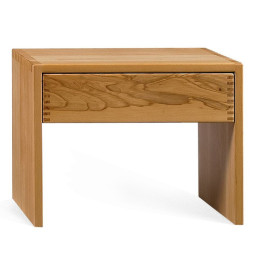 Chevet bois massif NAKO avec tiroir