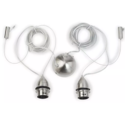 Suspension Borneo Double Good&Mojo – Bambou tressé & design artisanal ajouré