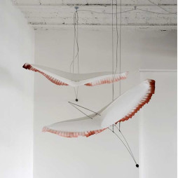 L’Oiseau mobile à plumes colorées de Céline Wright