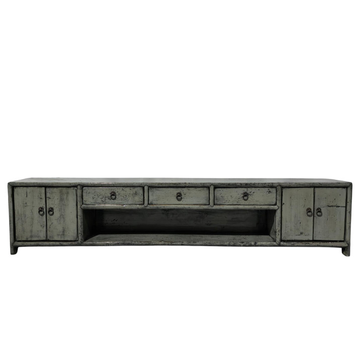 Meuble Kang – Vieux pin gris clair | Élégance intemporelle