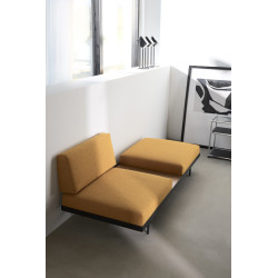 copy of Lit de jour Puri avec table en noyer