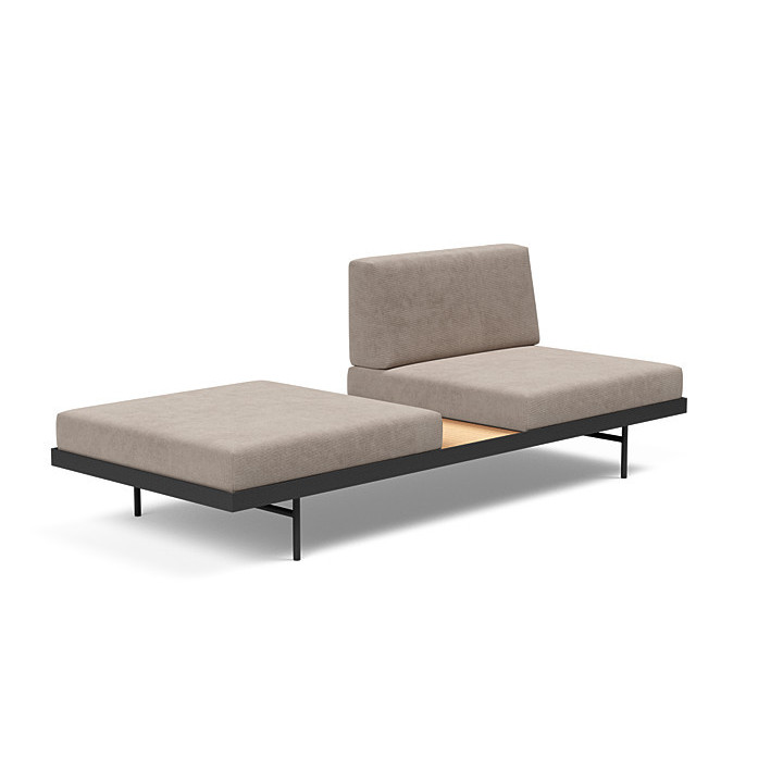 copy of copy of Lit de jour Puri avec table en noyer