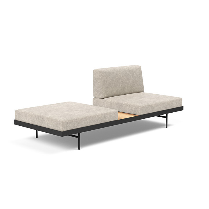 copy of copy of Lit de jour Puri avec table en noyer