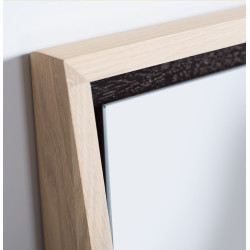 Miroir FLOAT avec tablette – Design Hervé Langlais – Drugeot Manufacture