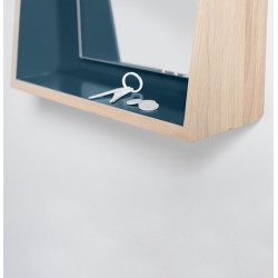 Miroir FLOAT avec tablette – Design Hervé Langlais – Drugeot Manufacture