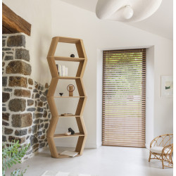 Bibliothèque LOFT en bois massif DRUGEOT MANUFACTURE Made in France