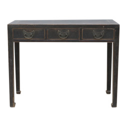 Console ancienne en bois patiné – Pièce unique et authentique